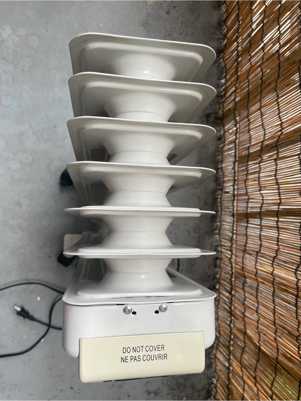 Oil-Filled Radiator Heater - Beige Portable Space Heater - Picture 6 of 9